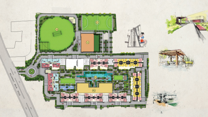 Oberoi Realty Bandra East Master Plan - 11 Acre Layout