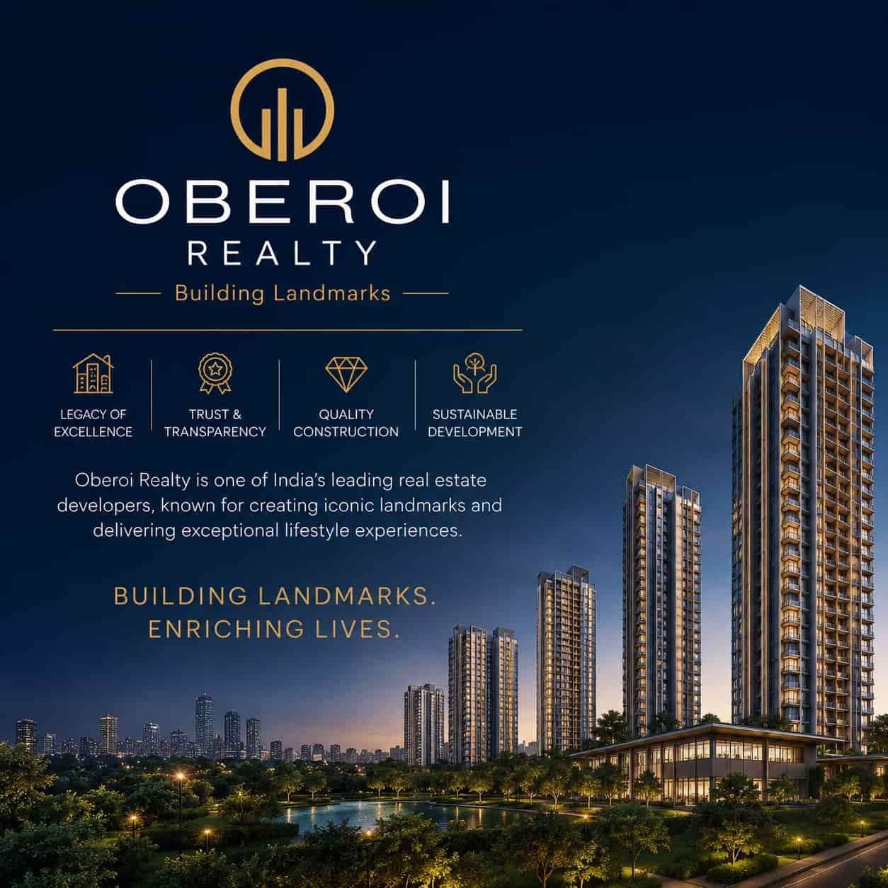 Oberoi Realty Logo - India's trusted real estate developer